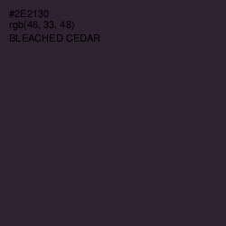 #2E2130 - Bleached Cedar Color Image